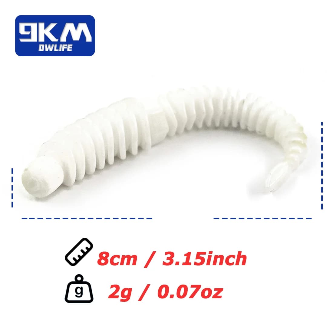 Lure Nhựa Mềm Dạng Giun Bơi Cho Cá Hồi Và Cá Vược
